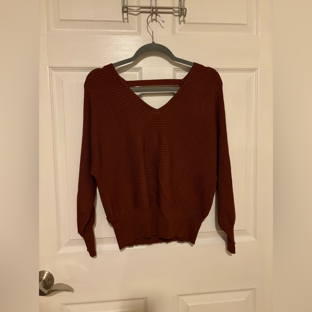 Burnt Orange Sweater | Size S | Used- like new